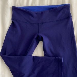 Lululemon Reversible Purple Crop Leggings